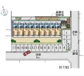 ★手数料０円★岡山市北区奥田西町　月極駐車場（LP）